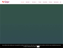 Tablet Screenshot of ginjer-am.com